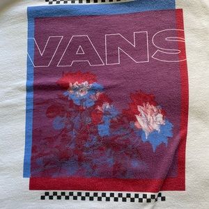 Vans long sleeve flower shirt